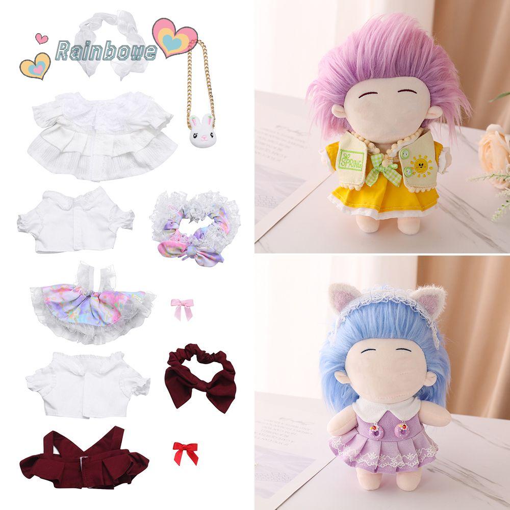 Vịt Nhồi Bông Màu Cầu Vồng Mới Dành Cho Búp Bê 20cm 20cm