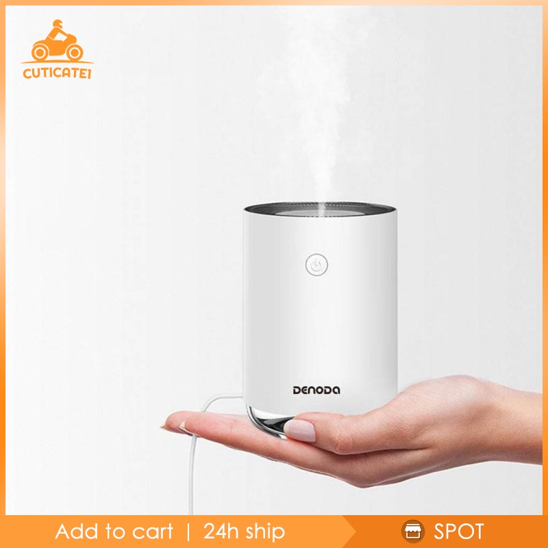 1 Máy Phun Sương Tạo Độ Ẩm Mini Usb 220ml Có Đèn Ngủ Màu Xanh Lá