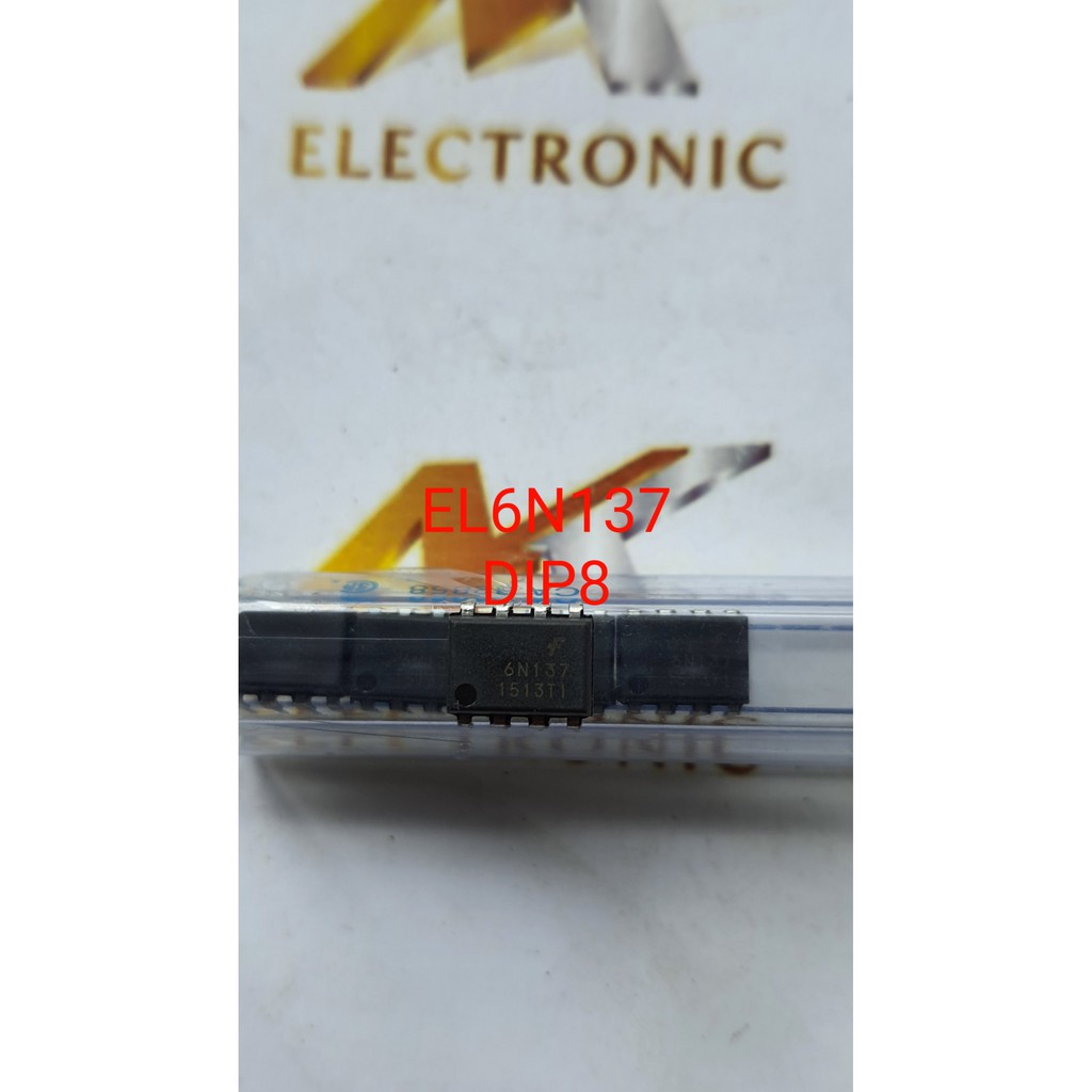 6N137 6NI37 EL6N137 DIP8 Photo-Tran Opto coupler Nhập khẩu (con)