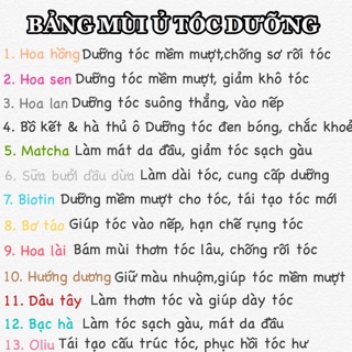 Ủ TÓC DƯỠNG HANDMADE ( ORDER )