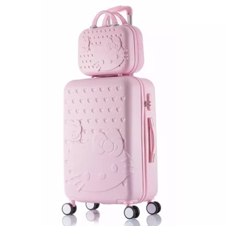 SIZE 20 + CỐP 14 VALI KÉO HELLO KITTY SIÊU CUTE