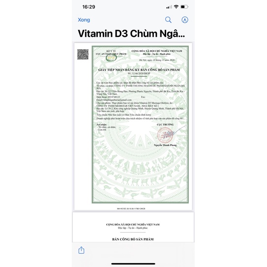 VITAMIN D3 K2 Moringa oleifera lọ 20ml-Bổ sungvitamin A,dầu cá-Hỗ trợ tăng cường hấp thu canxi,giúp xương răng chắc khỏe