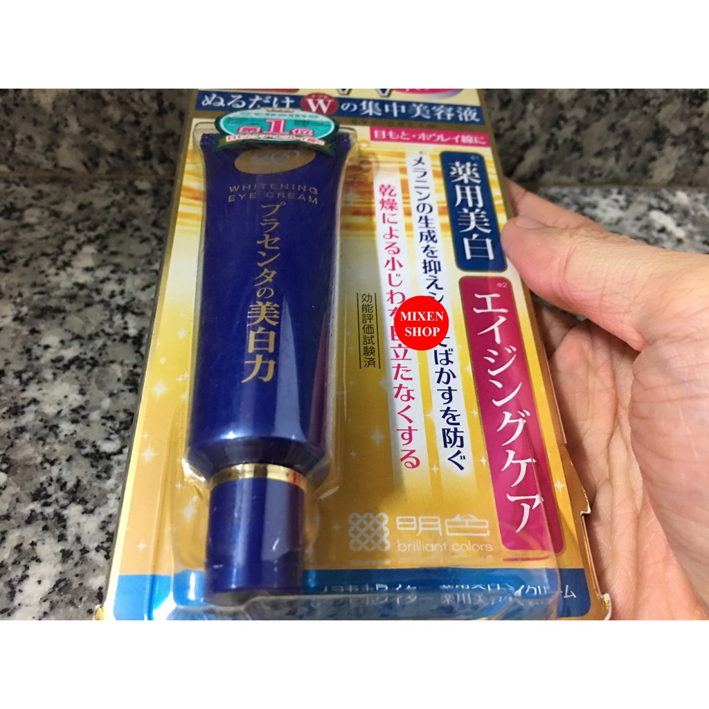 {Chính hãng - Ảnh thật} Kem giảm thâm mắt Meishoku Whitening Eye Cream Nhật Bản | BigBuy360 - bigbuy360.vn