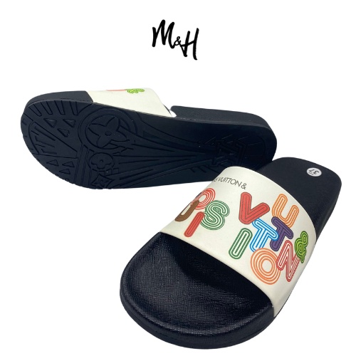 Dép L.V Màu Sắc Quai Ngang Nam, Nữ Unisex Thời Trang, Thiết Kế Cao Cấp, Thời Trang, Chất Lượng, Bền Đẹp 2022