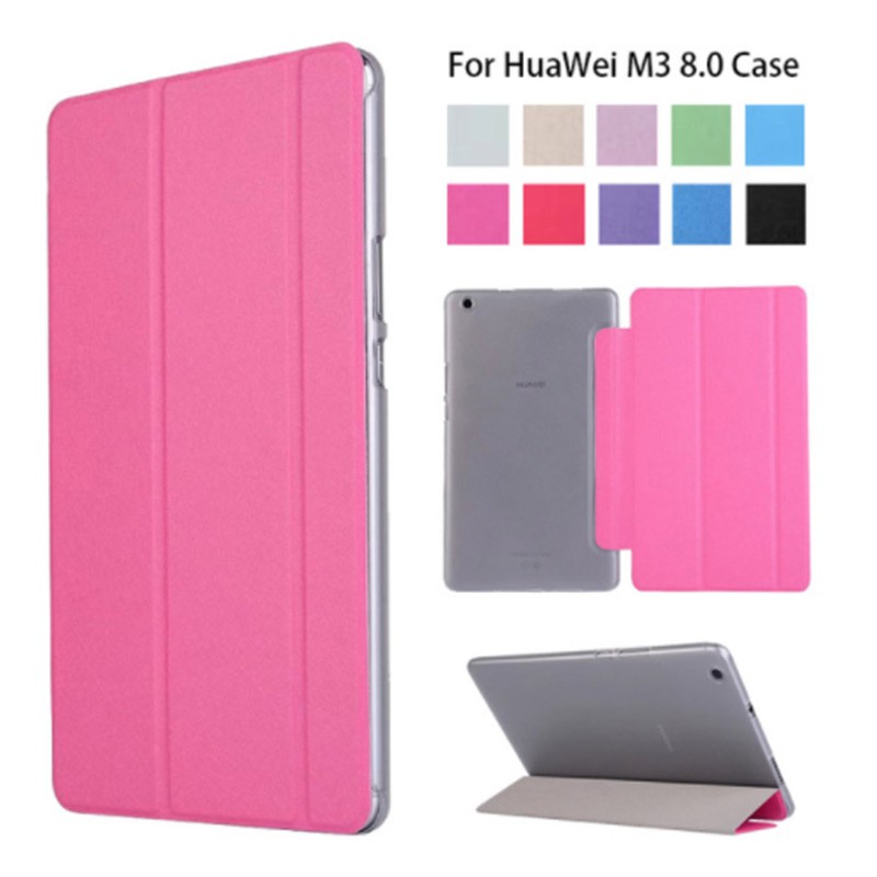 Ốp Bao Da Pu Máy Tính Bảng Thông Minh Cho Huawei Mediapad M3 Lite 8.0 2017 Ốp