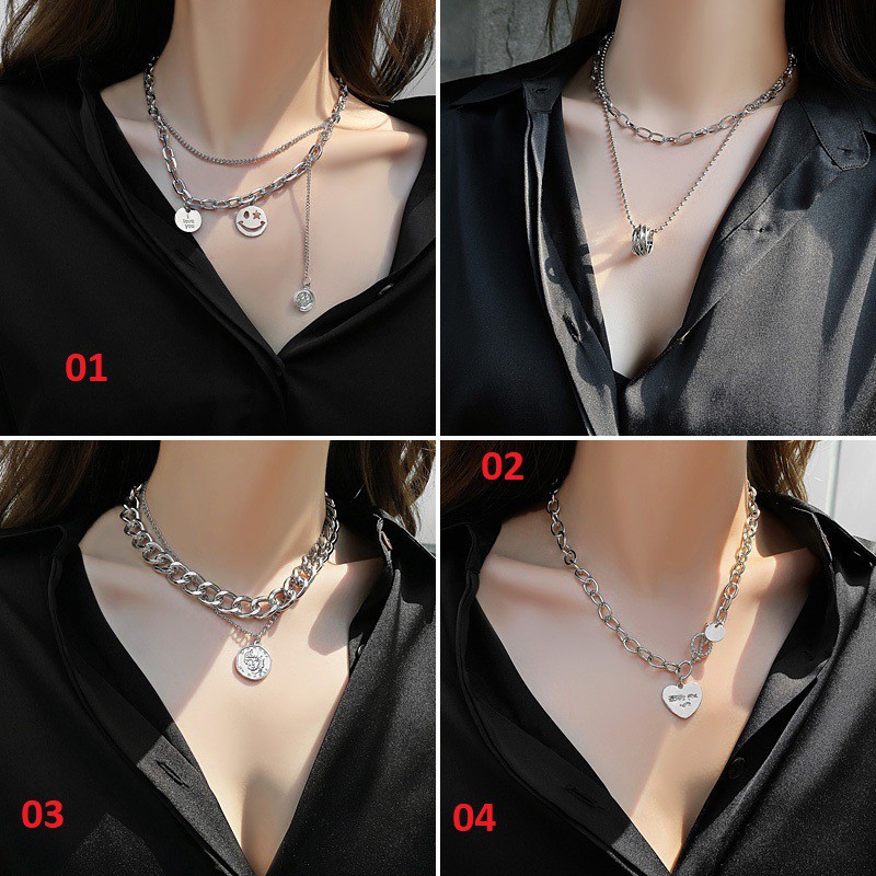 Dây chuyền nam nữ titan nhiều mẫu đa dạng