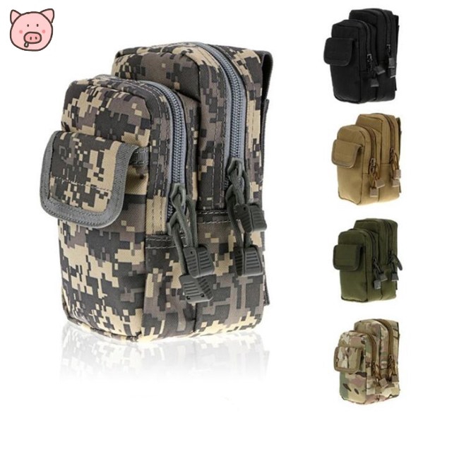 2-Layer Pouch Waist Pack Bag Fanny Pack Pocket