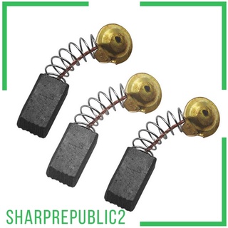 10pcs 6.5x7.5x12.5mm Electric Drill Motor Carbon Brushes with Spring Set