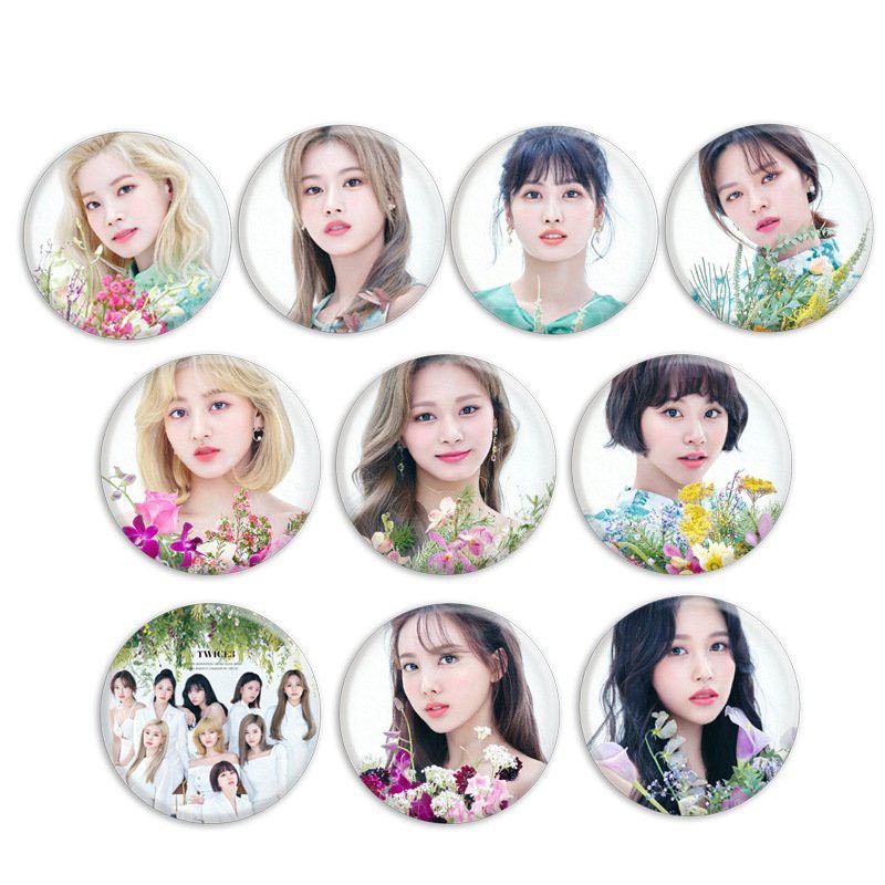 Huy hiệu cài áo IN HÌNH Twice ver #TWICE3 dễ thương tiện lợi
