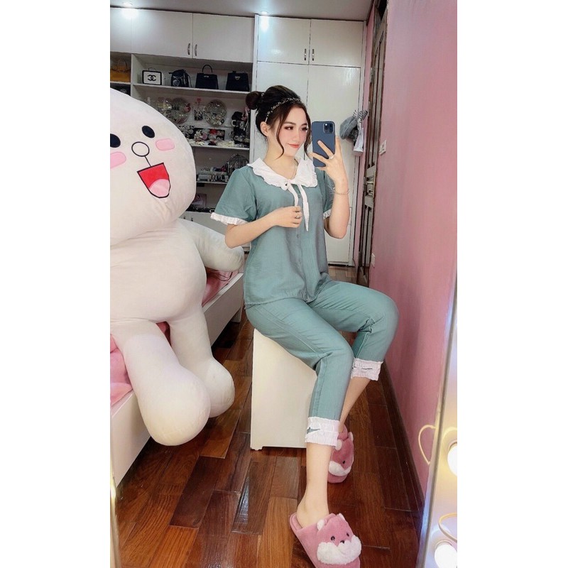 bộ đũi bèo nơ cộc tay