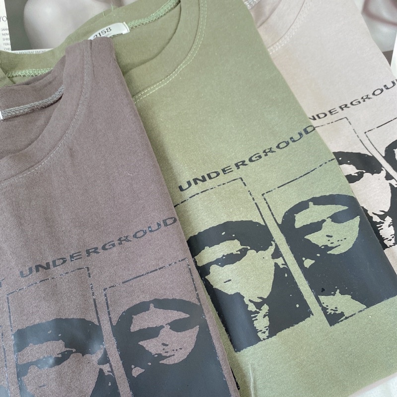 Áo phông 3158, áo thun tay lỡ form rộng chất cotton in hình kính đen