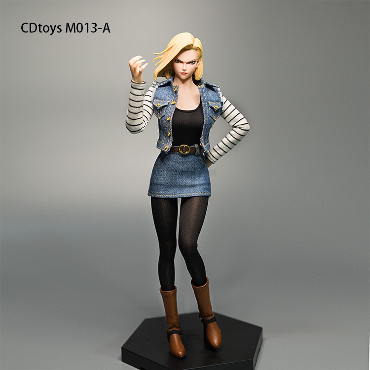 Trang Phục mô hình figure 1/6 CDtoys M013A Android 18 trong Dragon Ball
