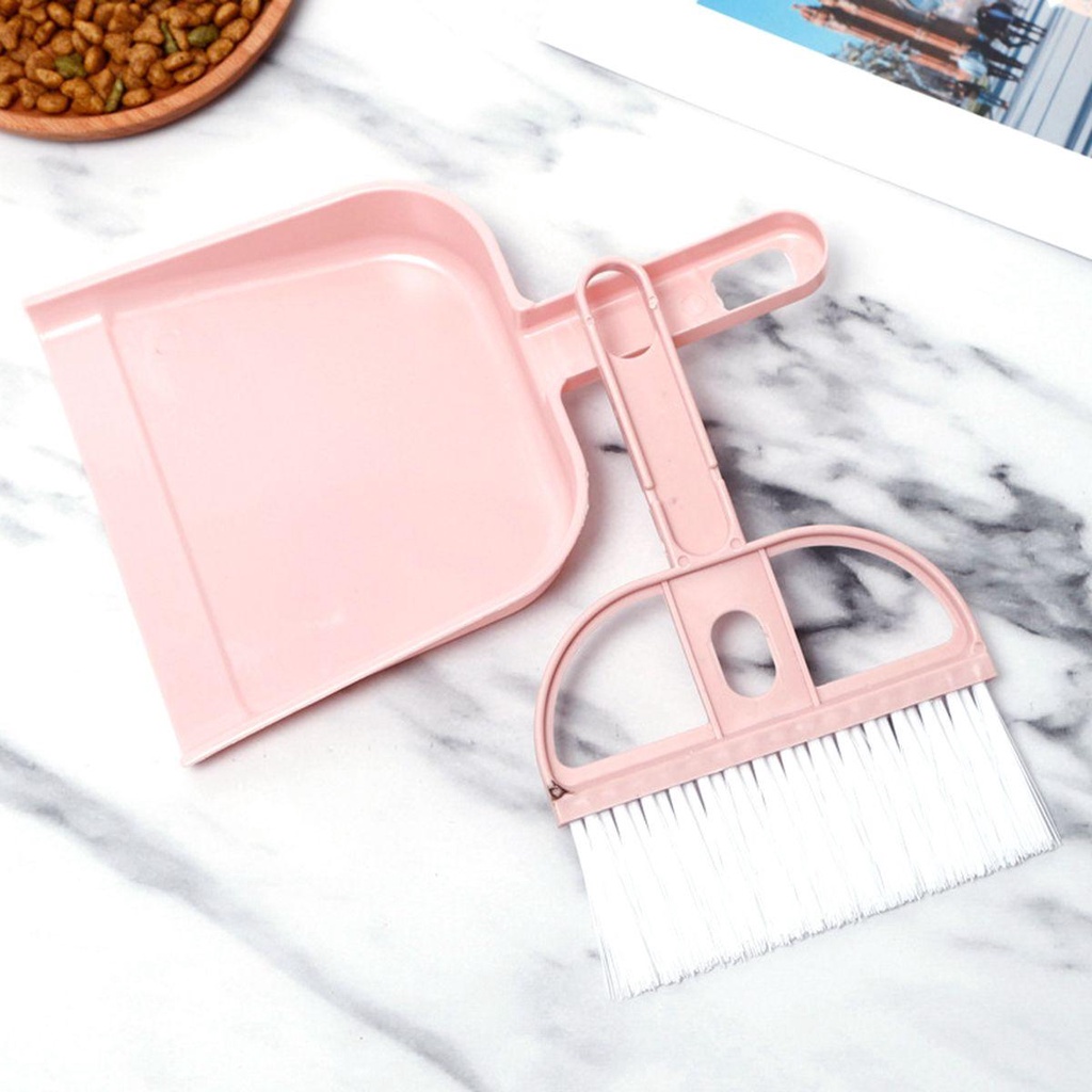 YIYU 1 Bộ Chổi Và Đồ Hốt Rác Bằng Nhựa Đa Năng