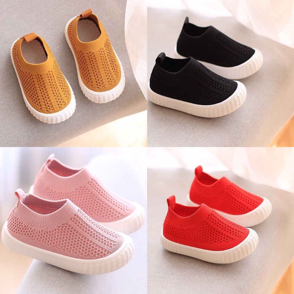 Loại 1_ Giày lười 4 màu tập cho bé trai, bé gái size 16-21
