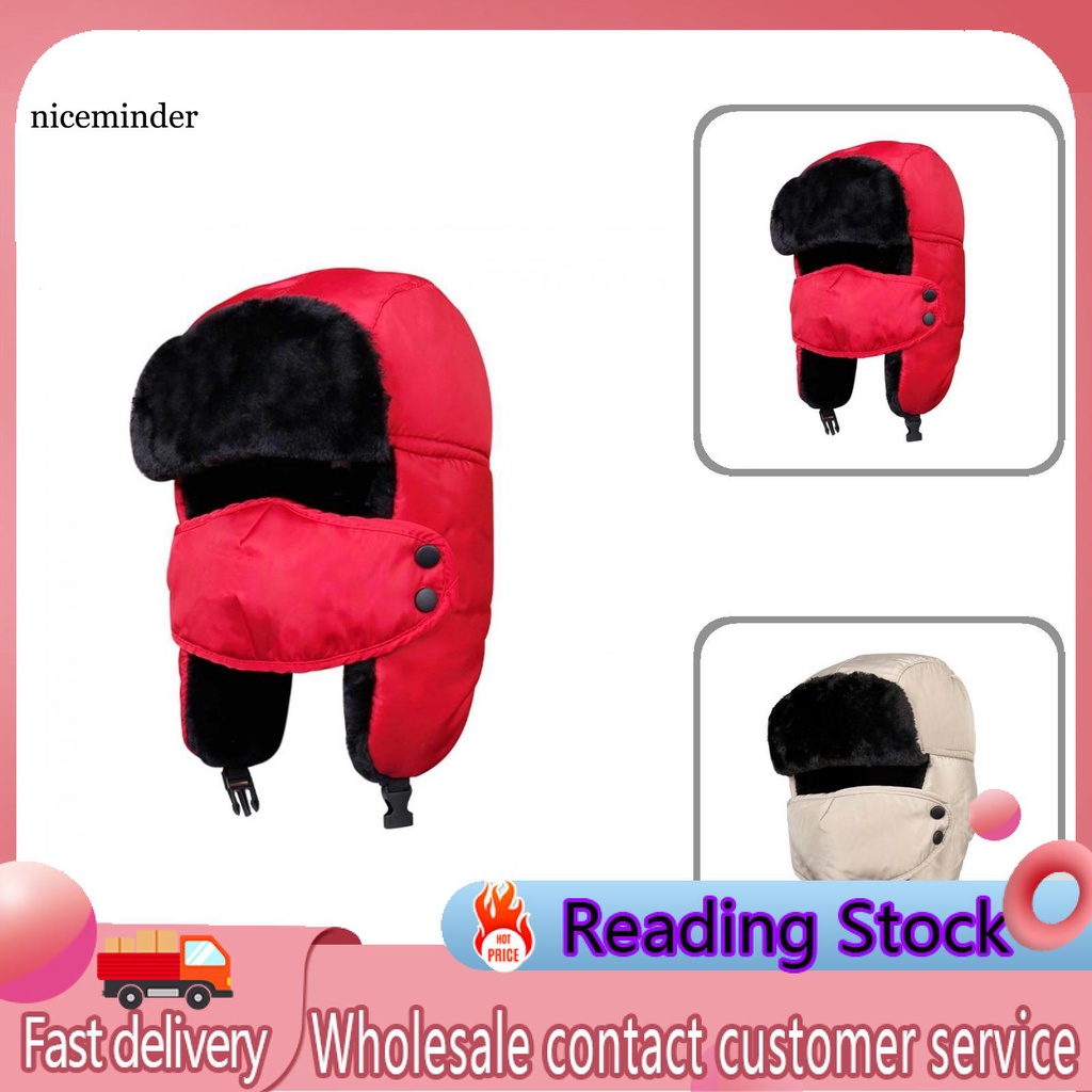 Mũ Trùm Mặt Nạ Che Phủ Tai Chống Gió Giữ Ấm Mùa Đông Cho Nam Nữ