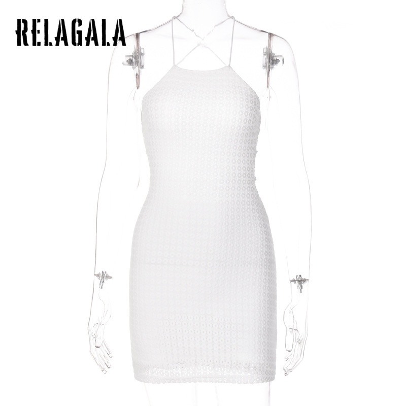 Đầm Hai Dây Hở Lưng Dáng Ôm Thời Trang   Quyến Rũ Cho Nữ