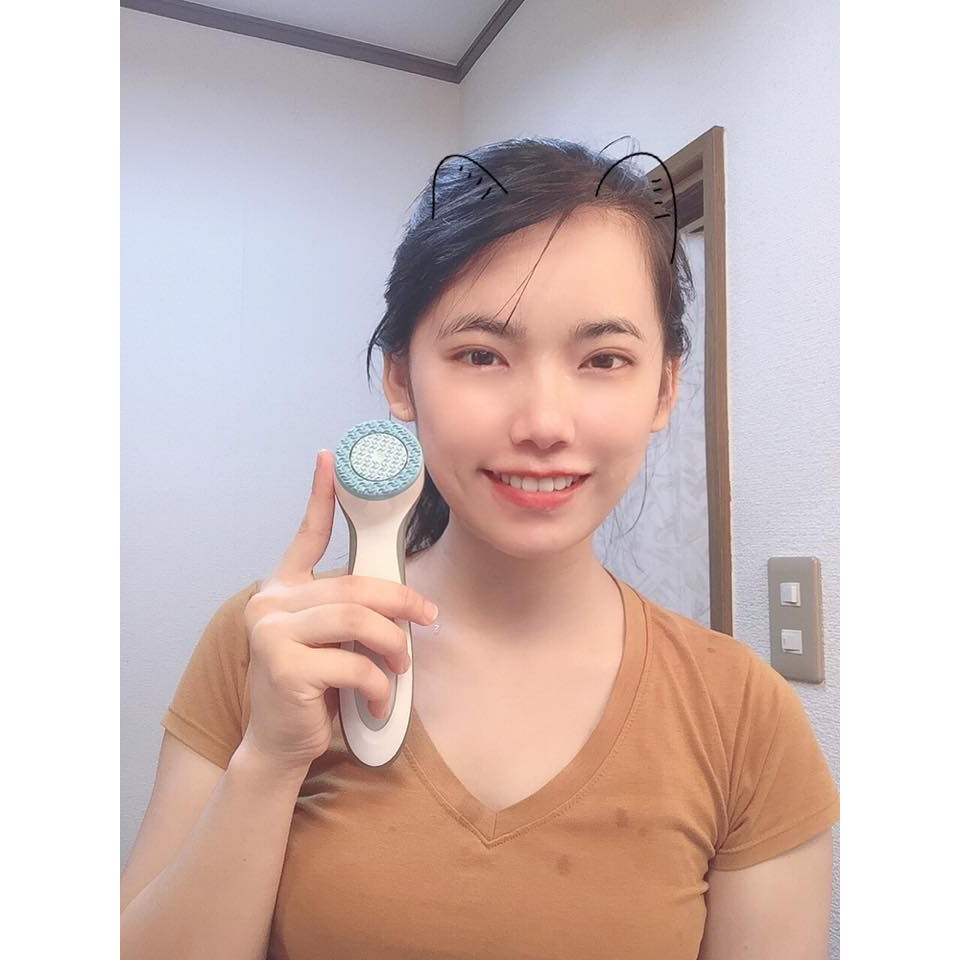 Máy Rửa Mặt LumiSpa Nuskin + Sữa rửa mặt ageLOC LumiSpa da thường - Bảo Hành 2 Năm