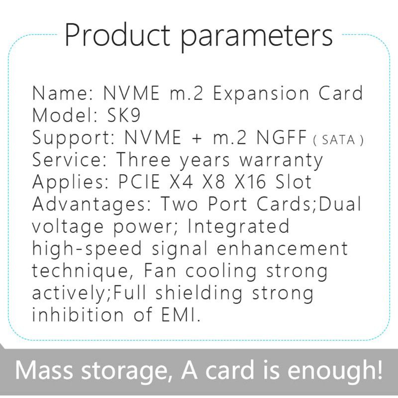 Thẻ Chuyển Đổi Ngff Sang Pcie3.0 Ssd M.2 Kèm Quạt Tản Nhiệt Bằng Nhôm Tiện Dụng | BigBuy360 - bigbuy360.vn