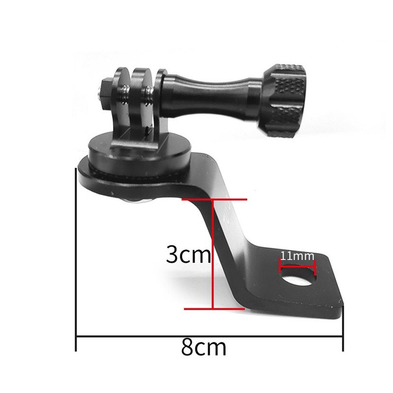 XIAOMI Giá Đỡ Cố Định Gương Chiếu Hậu Bằng Nhôm Cho insta360 one r / x gopro hero 9 8 7 6 5 4 dji yi sjcam