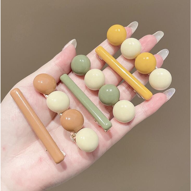 Kẹp Tóc Trơn Màu Kiểu Dáng Đơn Giản Thời Trang Mùa Hè Dành Cho Nữ 2022