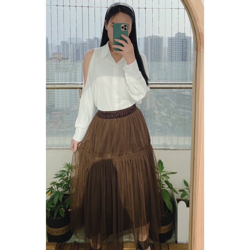 chân váy voan bồng bềnh xinh lắm (kèm hình thật) | BigBuy360 - bigbuy360.vn