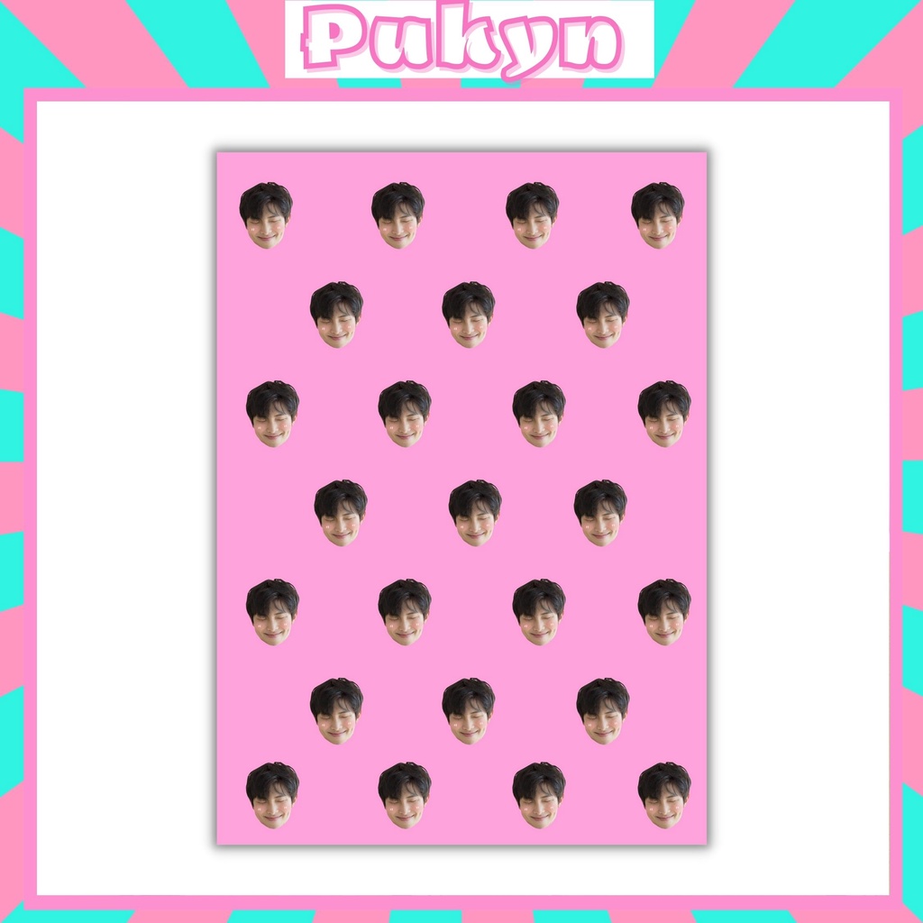 Giấy gói hàng BTS siêu dễ thương 20 tờ không bao được tập GG01 Pukyn