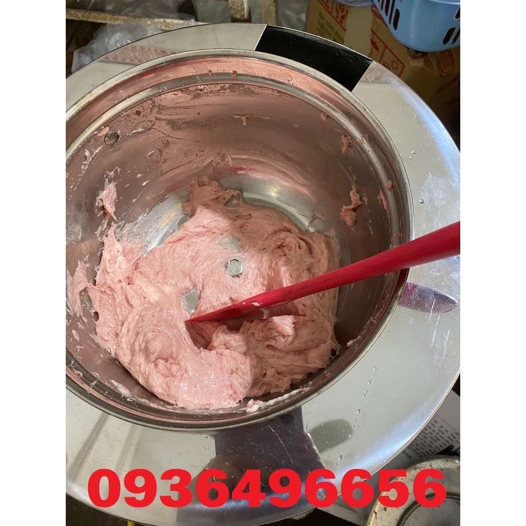 Máy Xay Thịt Giò Chả Đa Năng 1100W INOX Loại 1kg Có Bao Đá Tặng Que Đánh Ruốc,xay nhuyễn thịt làm xúc xích, pate...