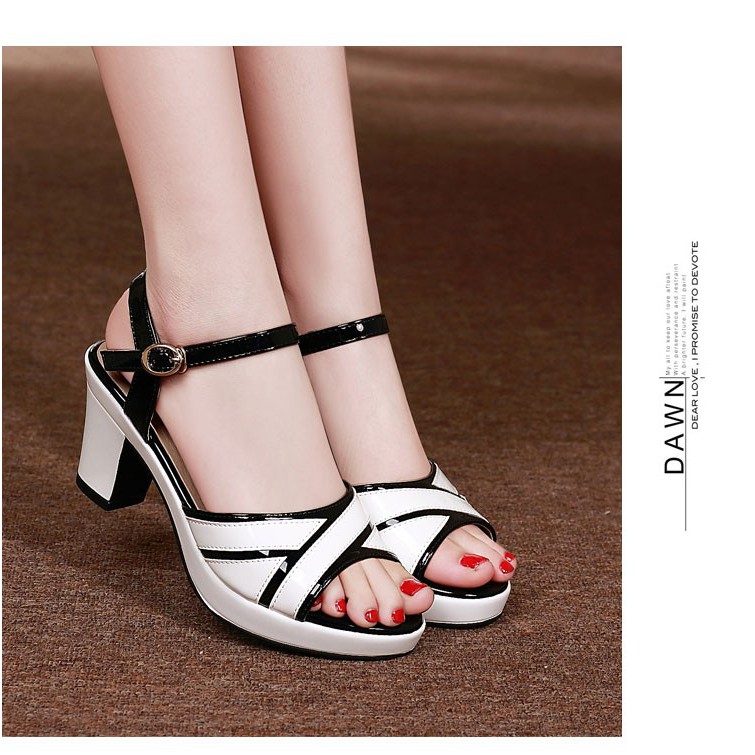 Giày cao gót vuông cực sành điệu- CG77