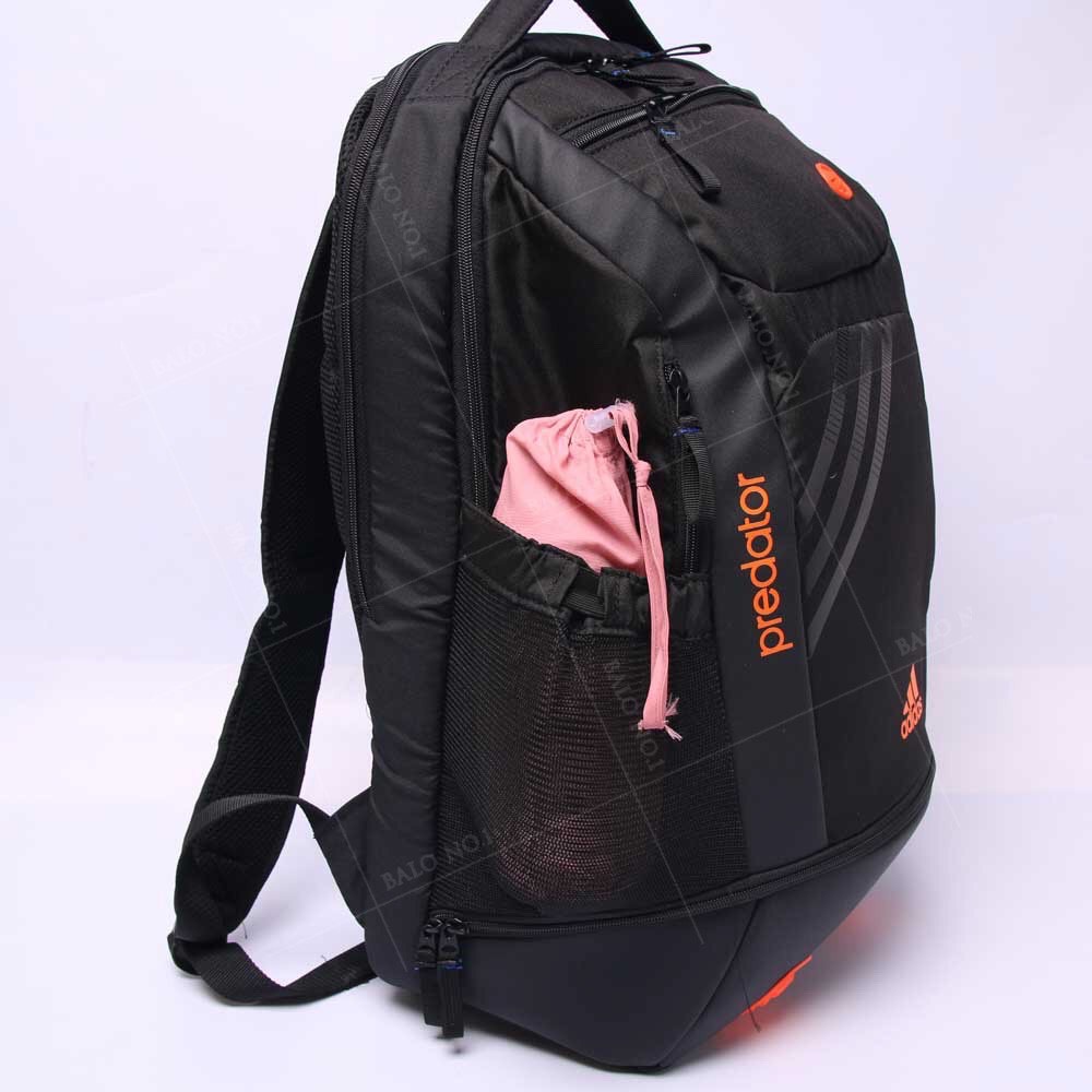 Balo du lịch đa năng nam nữ unisex Add Predator có ngăn đựng laptop CHÔNG NƯỚC TỐT-Đen Cam