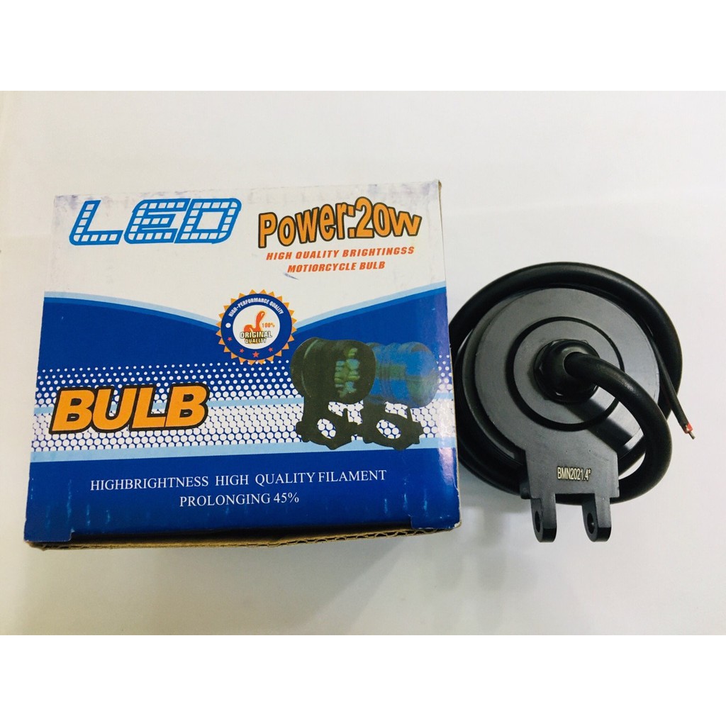 Đèn Trợ Sáng L6 - 6 TIM LED Sáng Gom Mạnh Lắp Xe Máy,Motor, Xe Đạp Điện