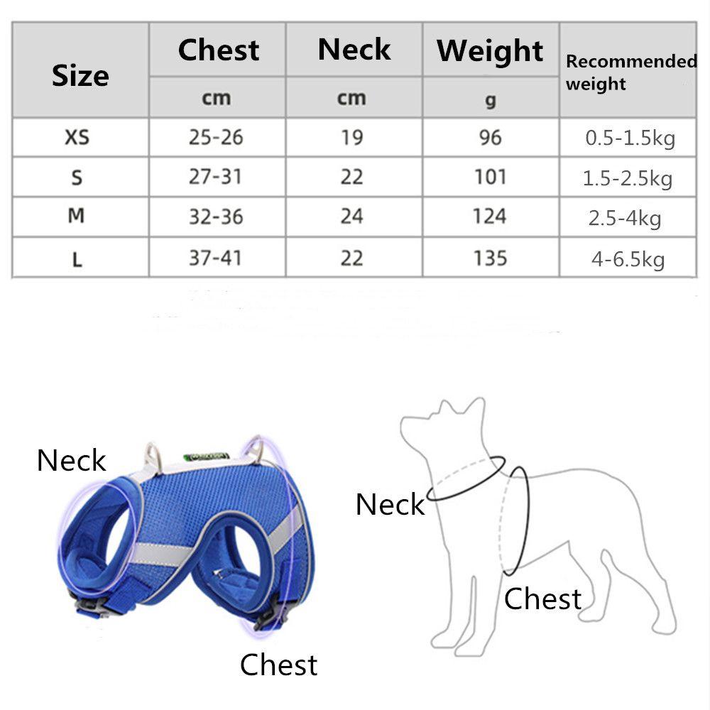 WATTLE Áo Vest Kèm Dây Dắt Thú Cưng Phản Quang Tiện Dụng