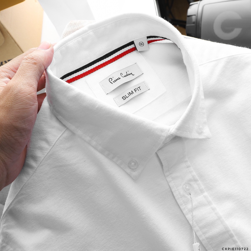 Áo sơ mi nam tay ngắn Piere Cardin AN PHƯỚC CỔ CÀI KHUY công nghệ kháng khuẩn thời trang văn phòng lịch lãm có big size