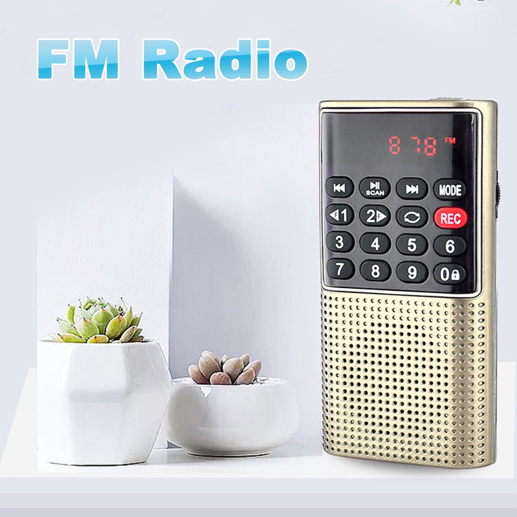 Radio FM Calcutta L-328 cầm tay cổng USB TF MP3 đa năng