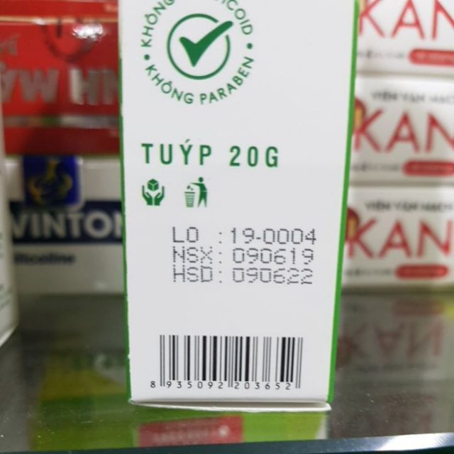 Kem bôi da trẻ em ích nhi tube 20gr