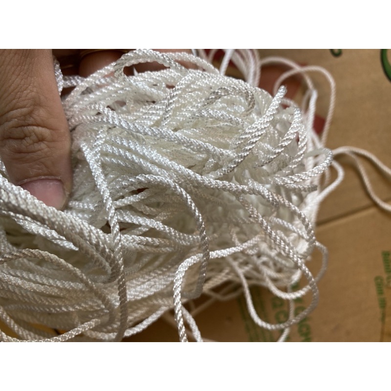 Dây dù đan lưới, giàn leo - dây dù xà tích 3 kích thước ( bán theo mét )