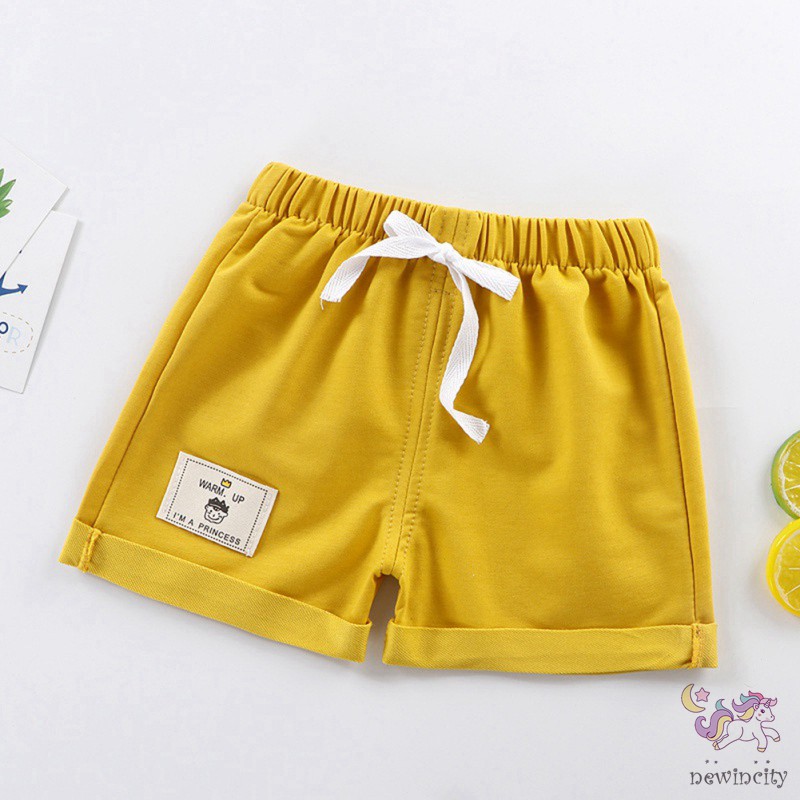 Quần Short Cotton Thể Thao Cho Bé Trai / Gái (1-5 Tuổi)