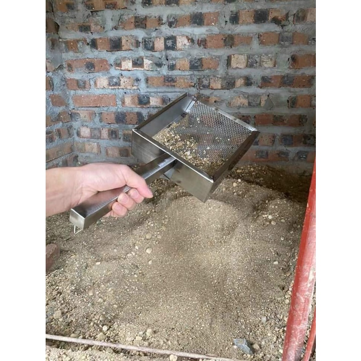 Sàng phân gà, Sàng cát, vá sàng cát inox  KT 20cm