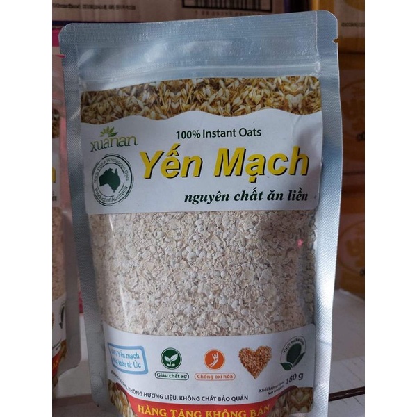 [Hàng Khuyến mãi] Yến Mạch Nguyên Chất Ăn Liền Xuân An 180g