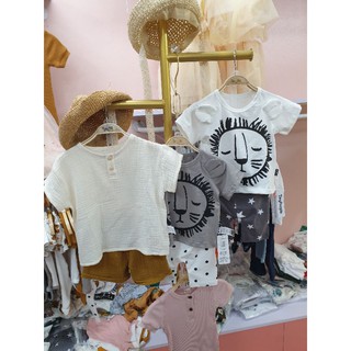 Bộ đũi cotton Tiny People thấm hút mồ hôi