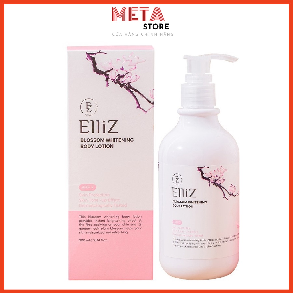 Sữa dưỡng thể Elliz Blossom Whitening Body Lotion 300ml