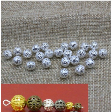 5-10 viên charm rỗng nhẹ  đủ size 10mm