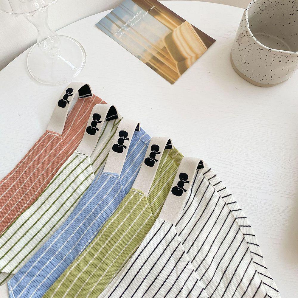 SOMEDAYZL Quần Lót Lưng Thấp Hoạ Tiết Kẻ Sọc Thiết Kế Thoáng Mát Cho Phái Nữ