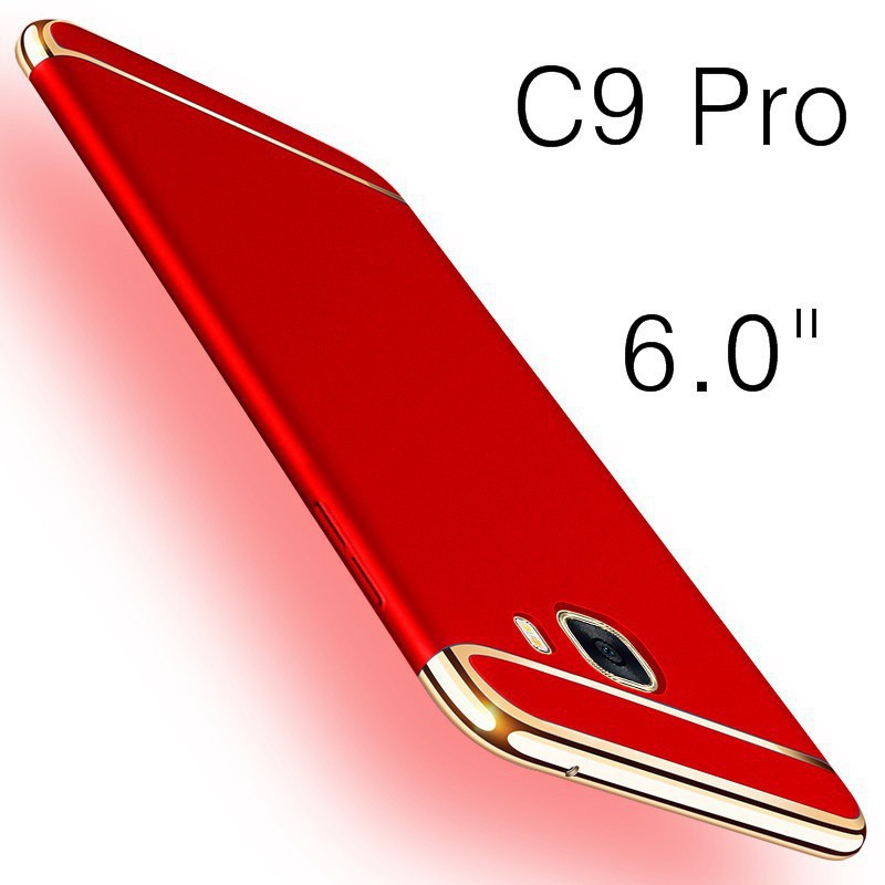 Toàn Bộ Ốp Lưng Mạ Viền 3 Trong 1 Cho Điện Thoại Samsung Galaxy C9 C7 Pro