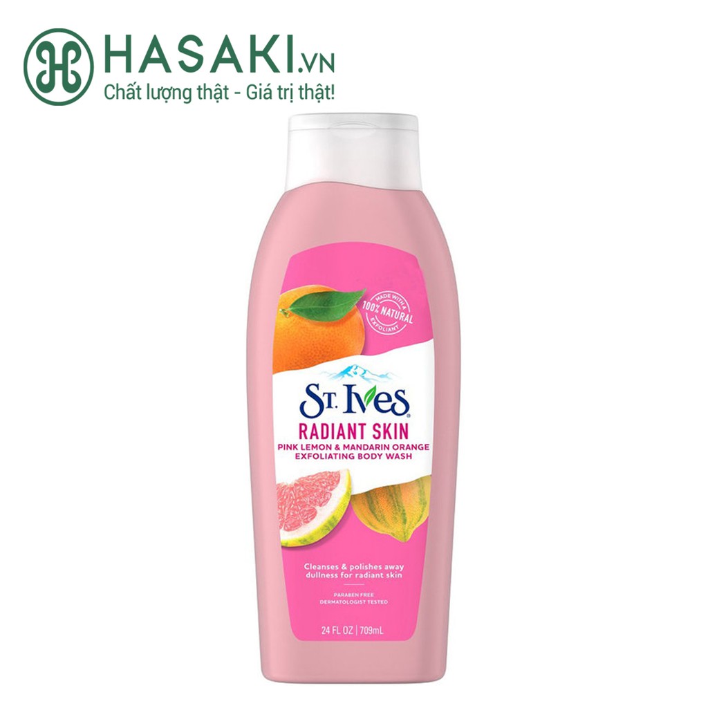 Sữa tắm St.Ives Pink Lemon & Mandarin 709 ml