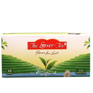 TRÀ XANH TÚI LỌC The Lover Tea - Hộp 10 gói - Chè cao nguyên Mộc Châu cao cấp