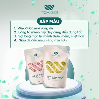 Sáp wax lông nóng nhiều màu hard wax color beans hàng việt nam - waxing shop