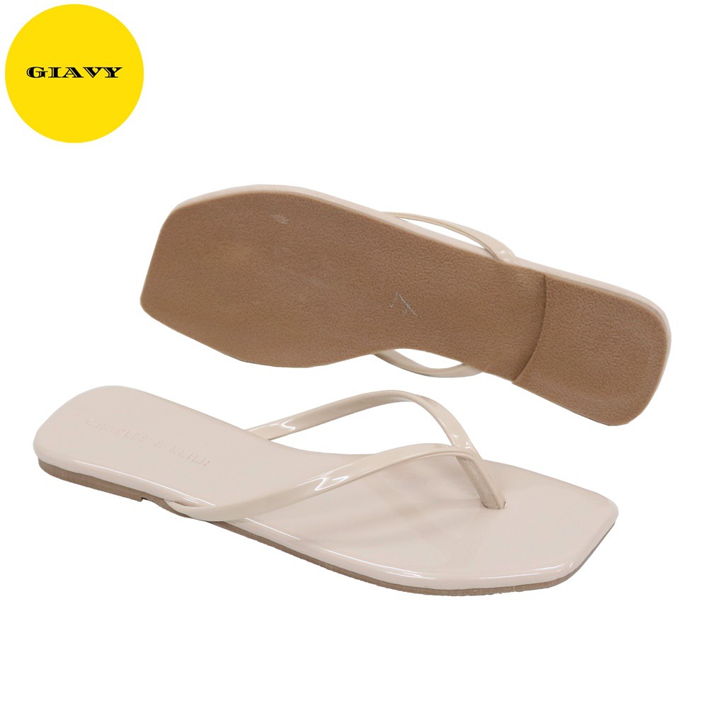 Dép kẹp nữ quai mảnh mũi vuông thời trang NK1000 - GIAVY