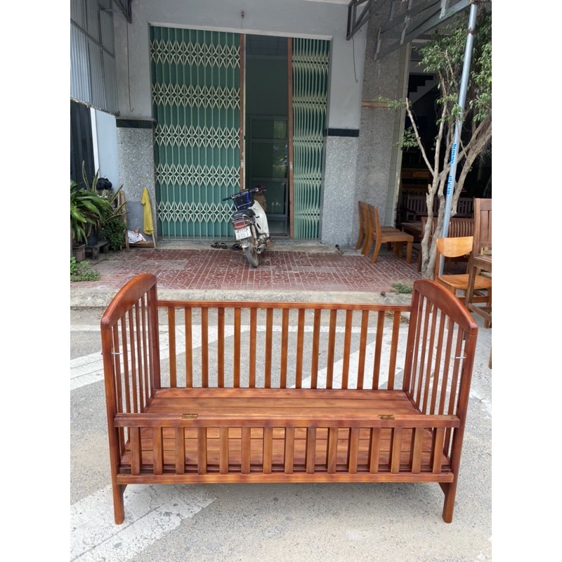 Nôi cũi em bé bằng gỗ siêu đẹp (NẾU PHÍ SHIP CAO HÃY NHẮN TIN SHOP SẼ HỖ TRỢ)