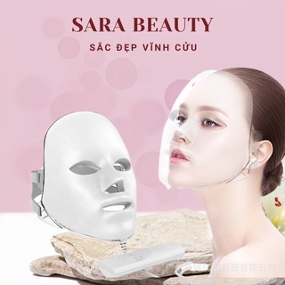 Mặt nạ ánh sáng sinh học 7 màu chăm sóc da mặt dùng cho spa và tại nhà