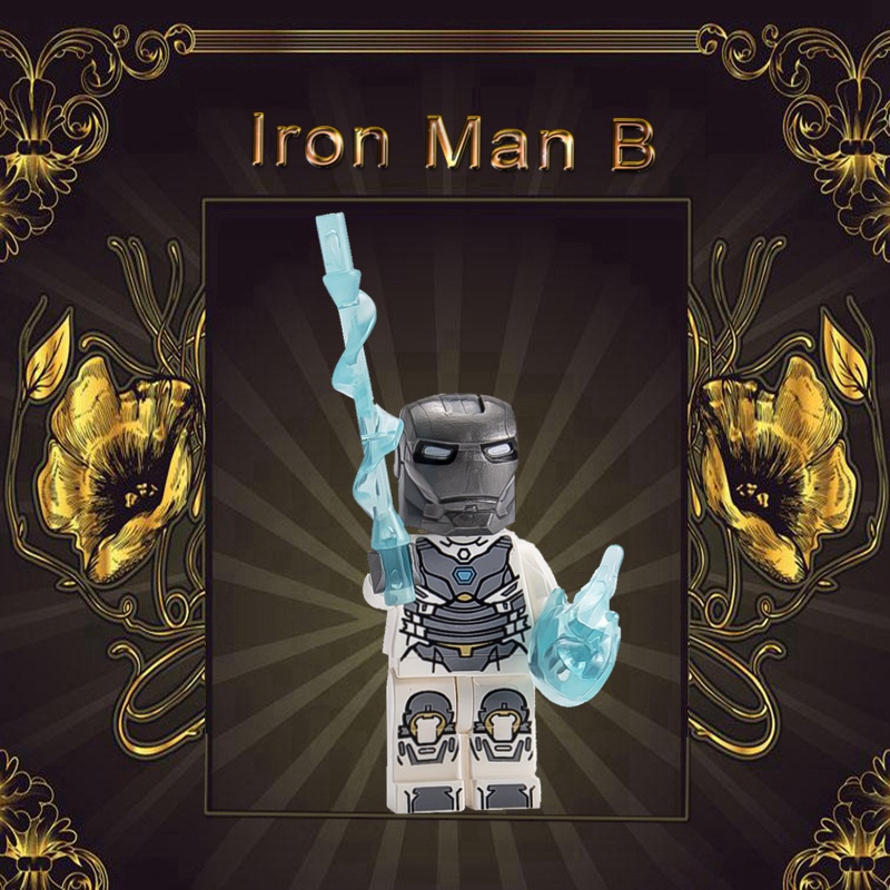 Đồ Chơi Lắp Ráp Mô Hình Nhân Vật Iron Man Stan Lee War